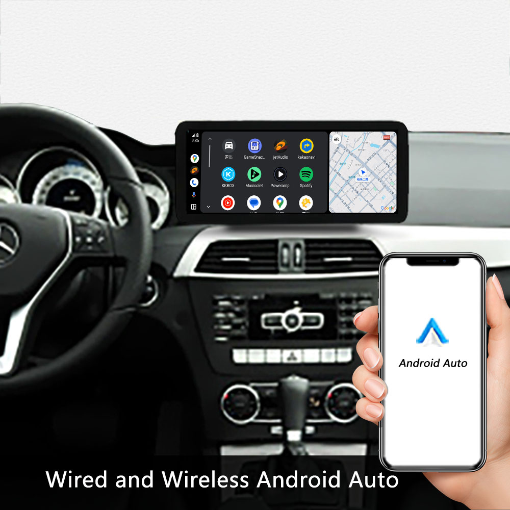 Mercedes Benz W204 Android Auto CarPlay